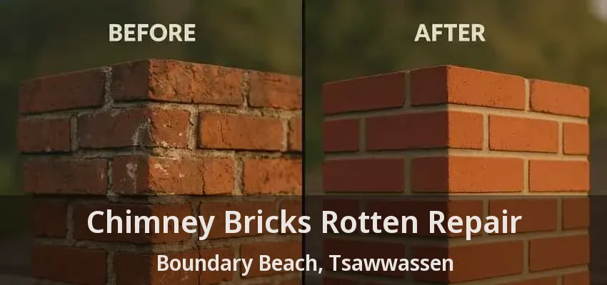Chimney Bricks Rotten Repair Boundary Beach, Tsawwassen - BC