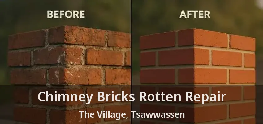 Chimney Bricks Rotten Repair The Village, Tsawwassen - BC