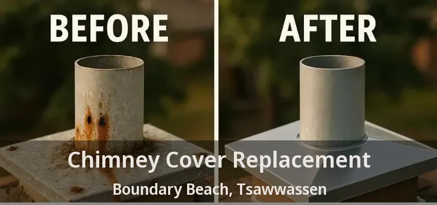 Chimney Cover Replacement Boundary Beach, Tsawwassen - BC