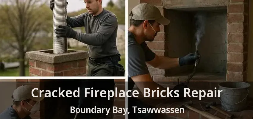 Cracked Fireplace Bricks Repair Boundary Bay, Tsawwassen - BC