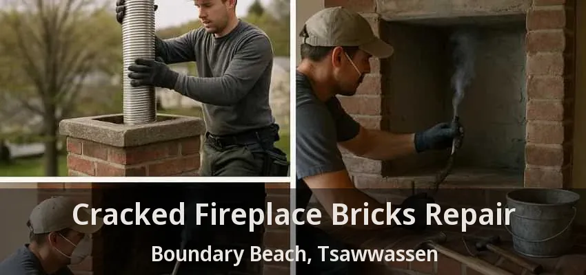 Cracked Fireplace Bricks Repair Boundary Beach, Tsawwassen - BC
