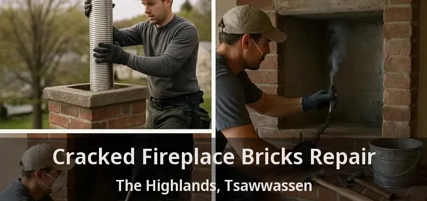 Cracked Fireplace Bricks Repair The Highlands, Tsawwassen - BC