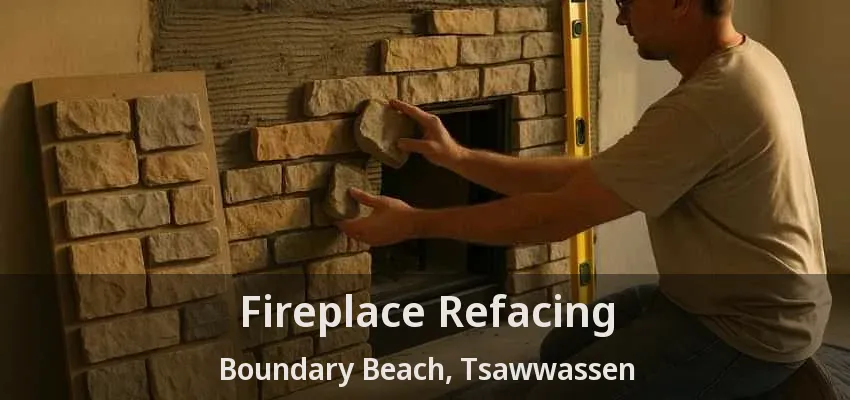 Fireplace Refacing Boundary Beach, Tsawwassen - BC