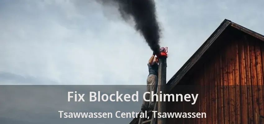 Fix Blocked Chimney Tsawwassen Central, Tsawwassen - BC