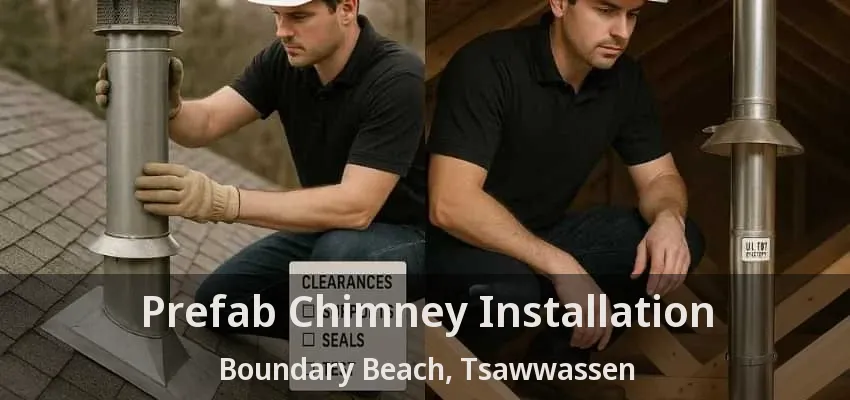 Prefab Chimney Installation Boundary Beach, Tsawwassen - BC