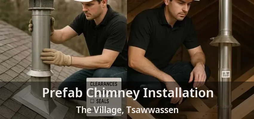 Prefab Chimney Installation The Village, Tsawwassen - BC