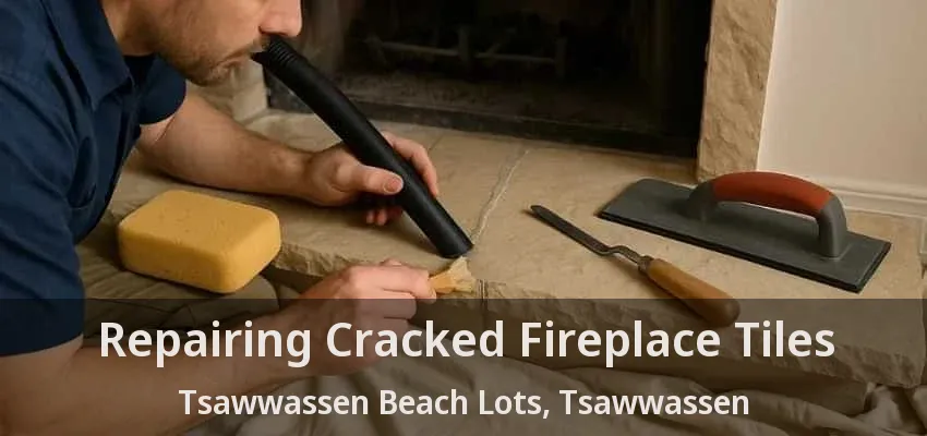 Repairing Cracked Fireplace Tiles Tsawwassen Beach Lots, Tsawwassen - BC